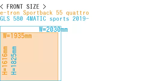 #e-tron Sportback 55 quattro + GLS 580 4MATIC sports 2019-